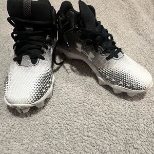 Under Armour Kids' Black and White Sneakers